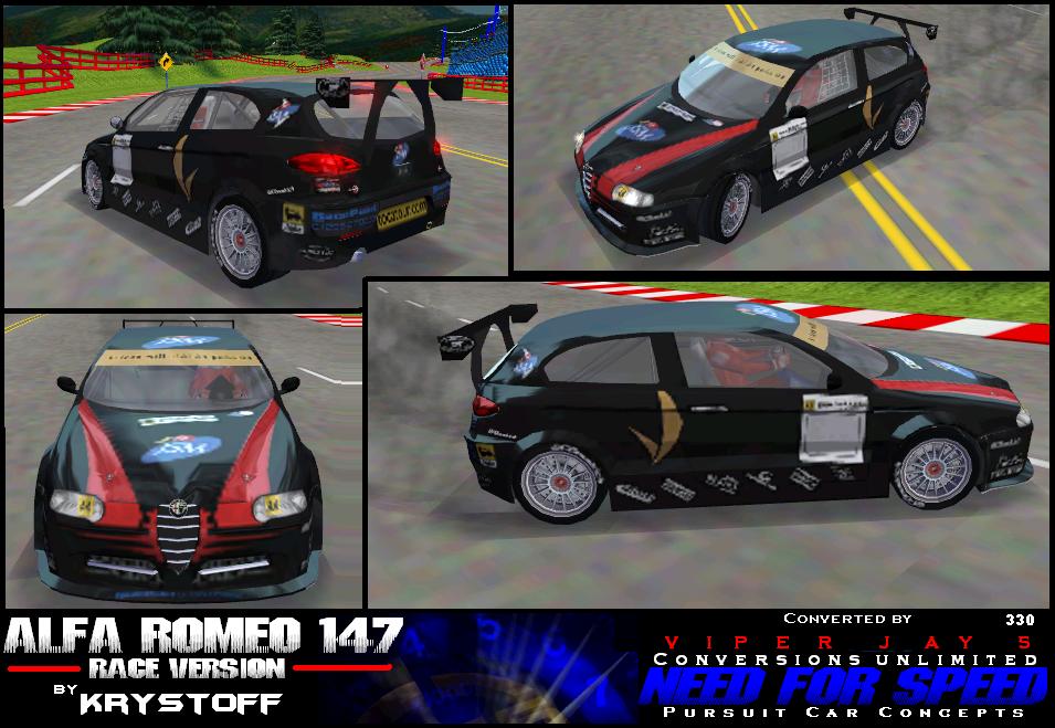 Need For Speed Hot Pursuit Alfa Romeo 147 V2.0 Race Version