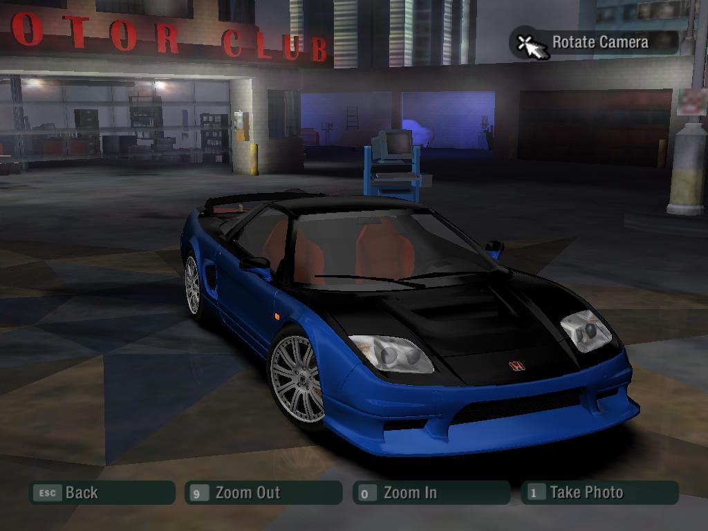 Need For Speed Carbon Acura NSX(R GT)