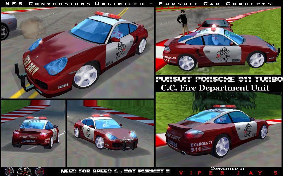 Need For Speed Hot Pursuit Porsche Pursuit 911 Turbo CCFD (NFS 6)