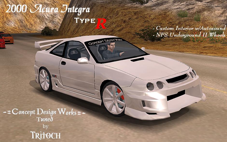 Need For Speed Hot Pursuit 2 Acura Integra Type R CDW Tuned (NFS 7)