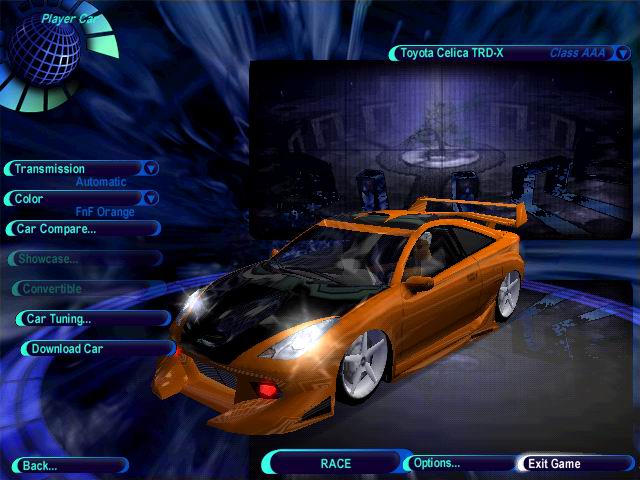 Need For Speed High Stakes Toyota Celica TRD-X