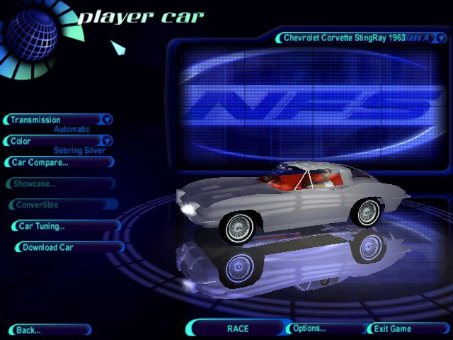 Need For Speed High Stakes Chevrolet Corvette Sting Ray (1963)