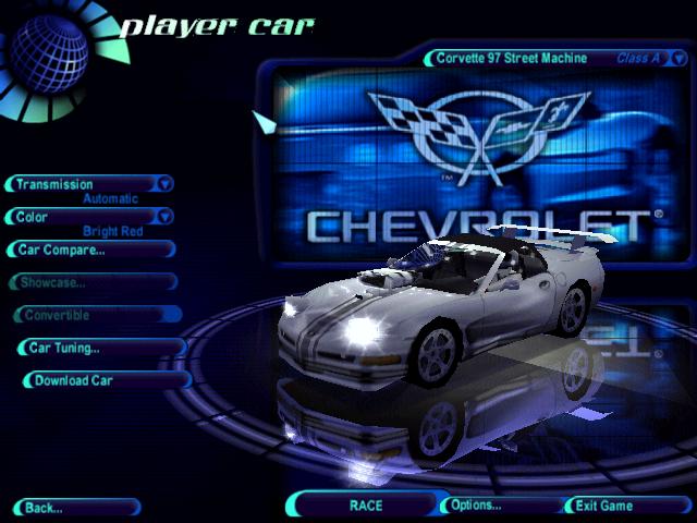 Need For Speed High Stakes Chevrolet Corvette 97 Street Machine