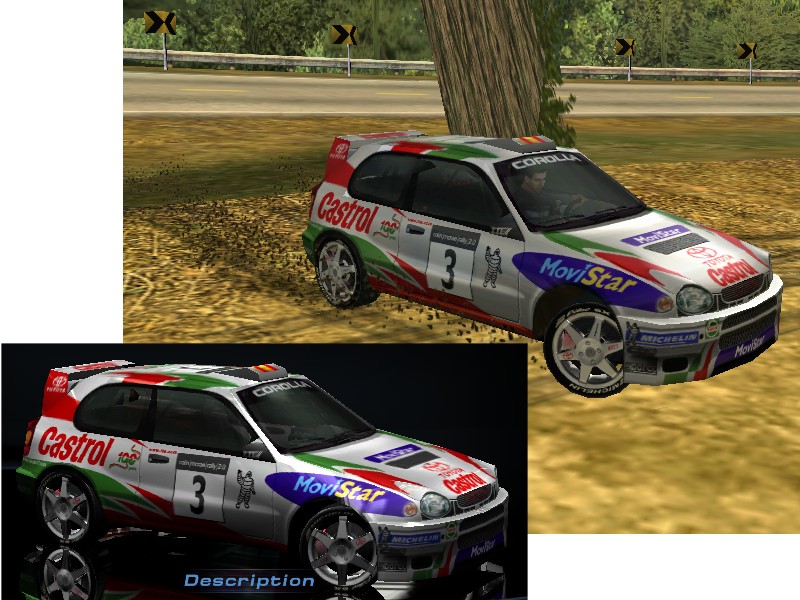 Need For Speed Hot Pursuit 2 Toyota Corolla WRC