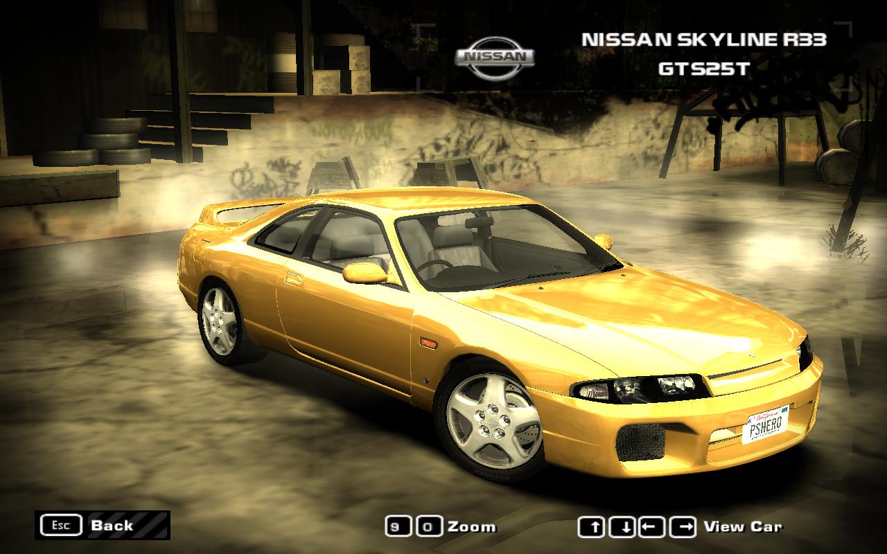 Need For Speed Most Wanted Nissan Skyline ECR33 GTS25T