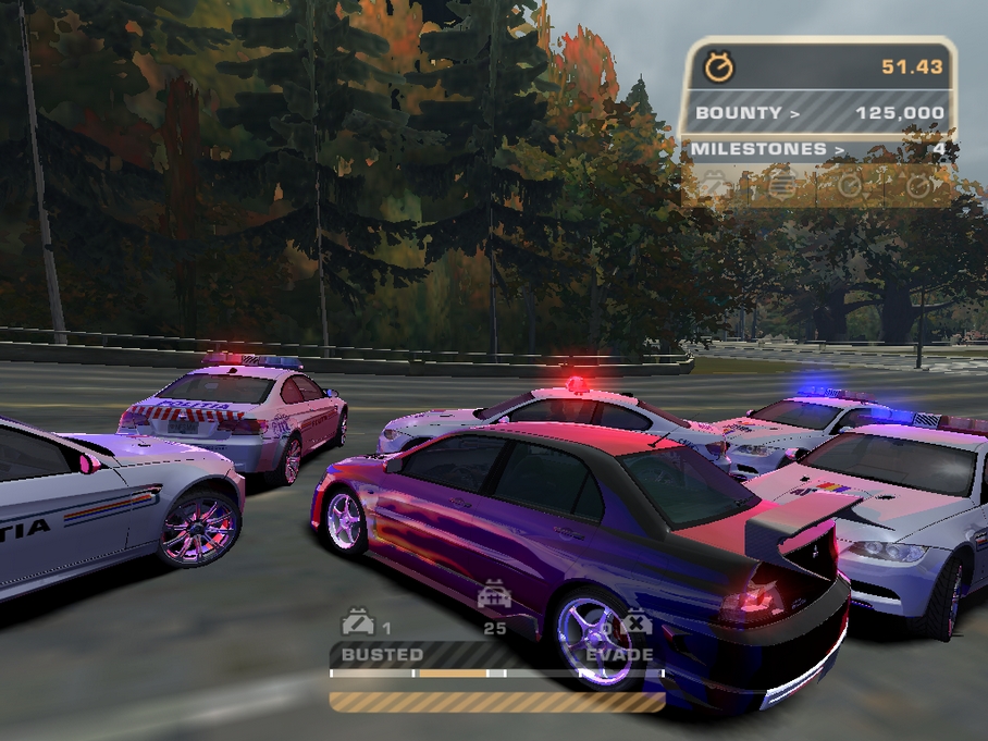 Need For Speed Most Wanted BMW E92 M3 Politia Rutiera (2008)