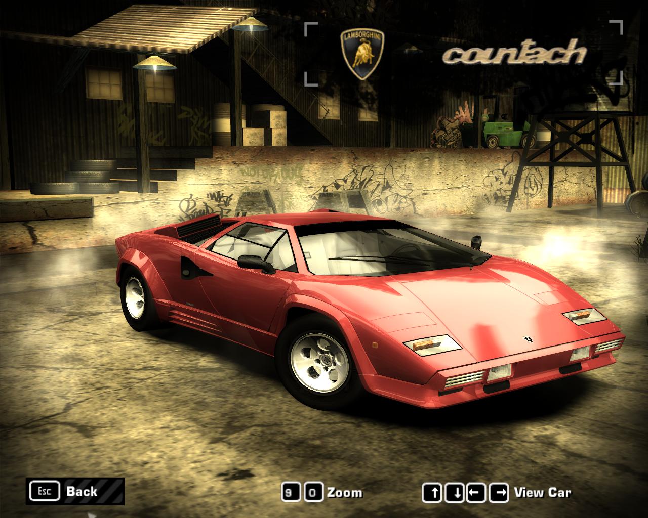 Need For Speed Most Wanted Lamborghini Countach 1988