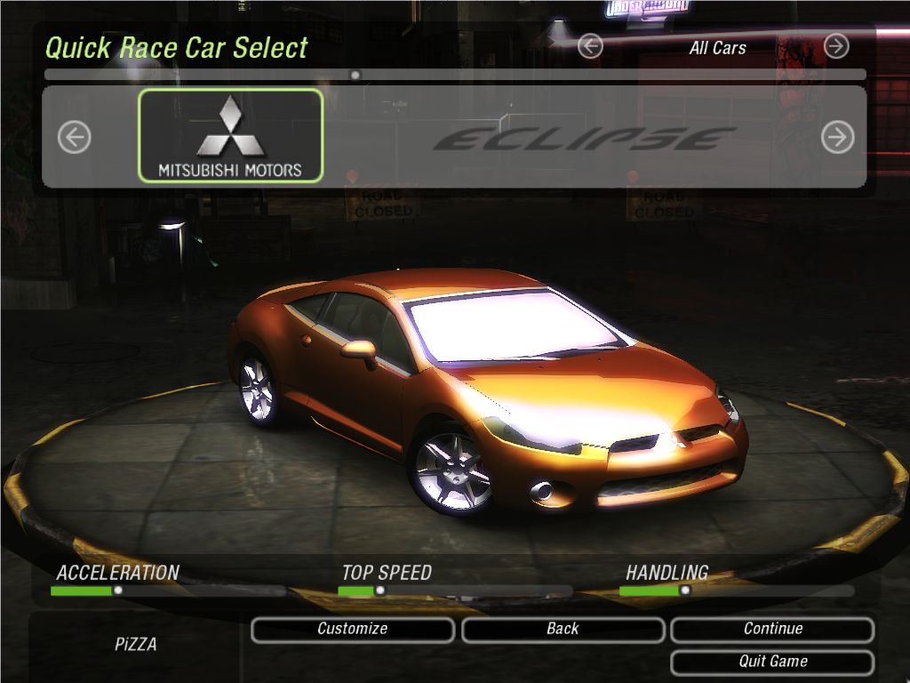 Need For Speed Underground 2 Mitsubishi Eclipse GT Final Version