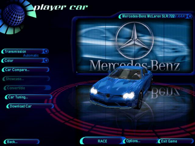Need For Speed High Stakes Mercedes Benz SLR McLaren 722