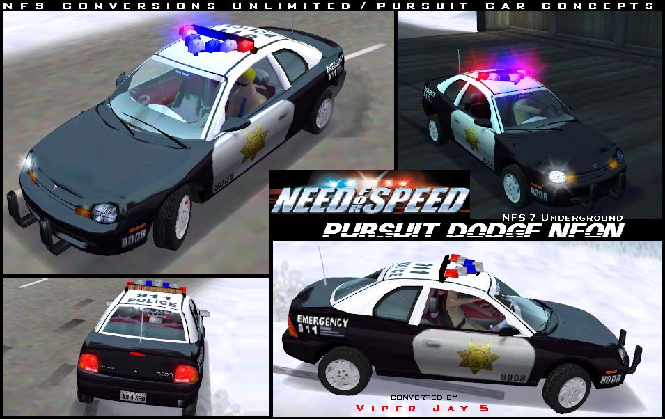 Need For Speed High Stakes Dodge Pursuit Neon (1999 - NFS 7)
