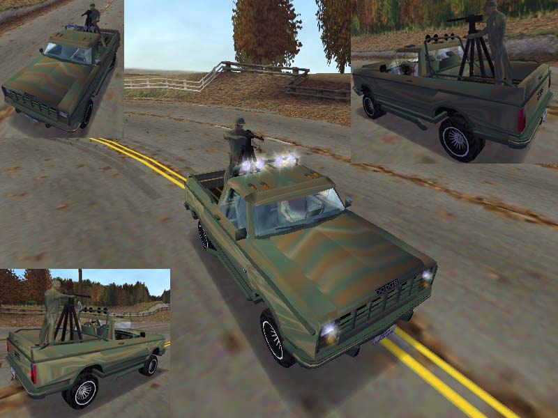 Need For Speed High Stakes Dodge Ramcharger military