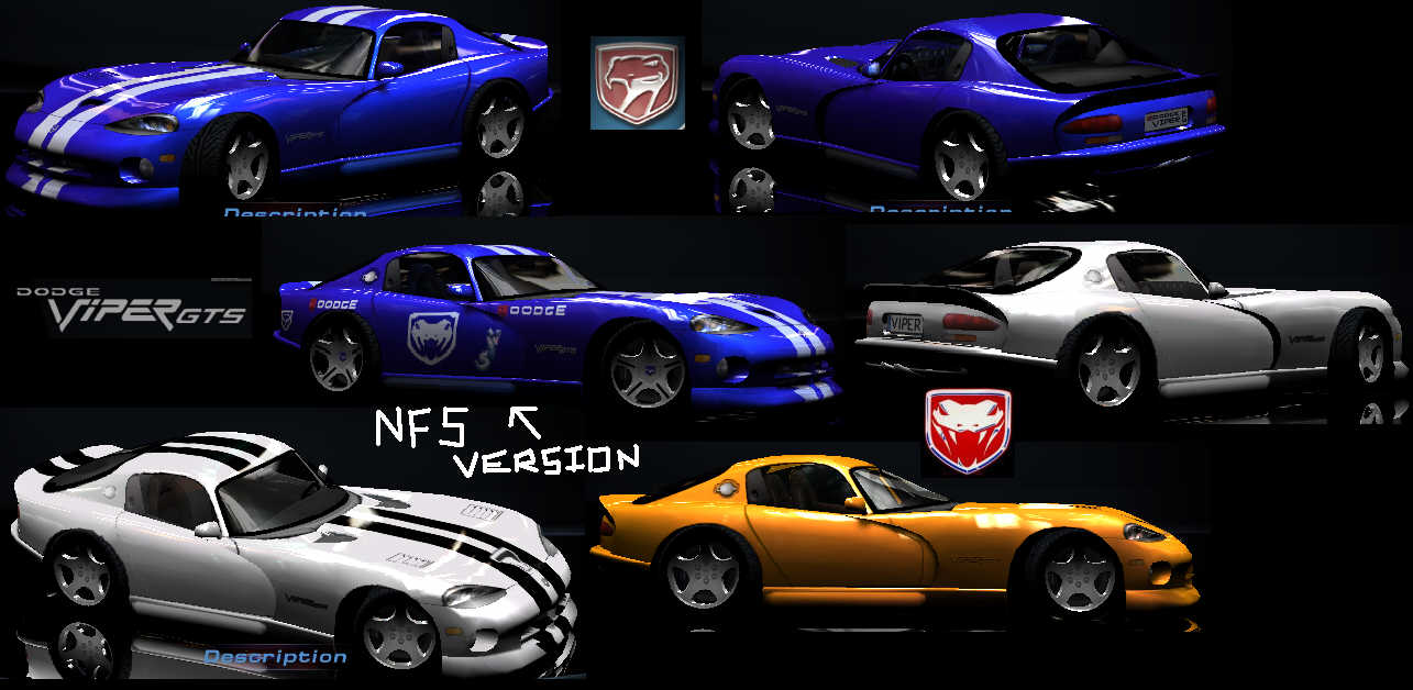 Need For Speed Hot Pursuit 2 Dodge ViperGTS