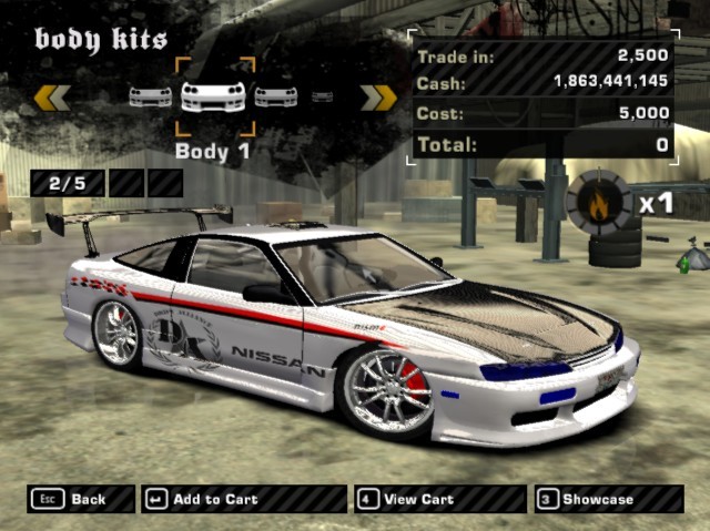 Need For Speed Most Wanted Nissan S140SX