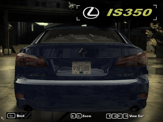 Need For Speed Most Wanted Lexus IS350