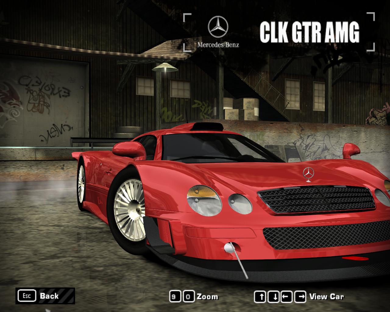 Need For Speed Most Wanted Mercedes Benz CLK GTR AMG