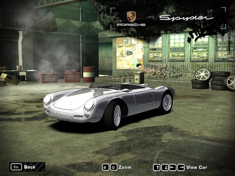 Need For Speed Most Wanted Porsche 550 Spyder