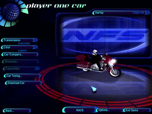 Need For Speed High Stakes Harley Davidson Elektra Glide