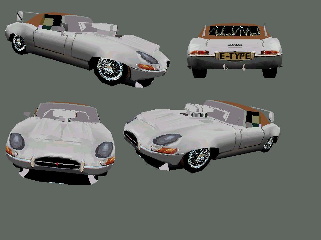 Need For Speed High Stakes Jaguar E-Type v8