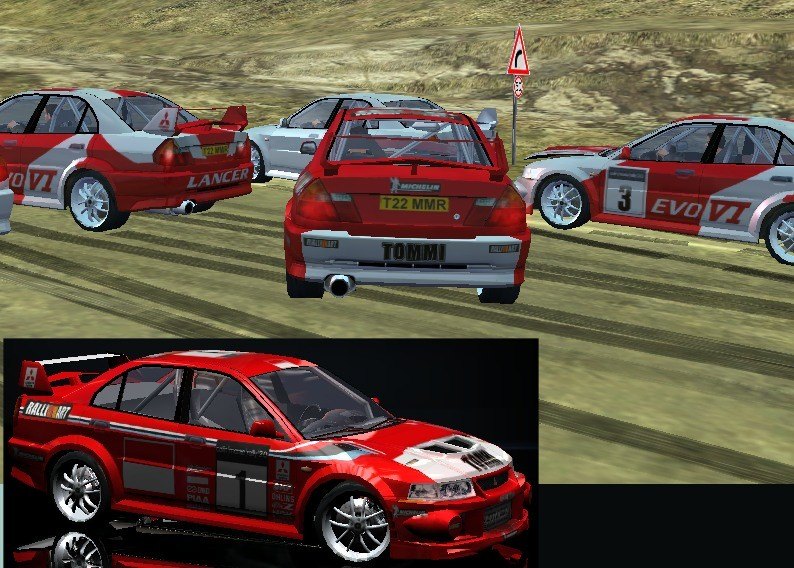 Need For Speed Hot Pursuit 2 Mitsubishi Lancer WRC Evo VI