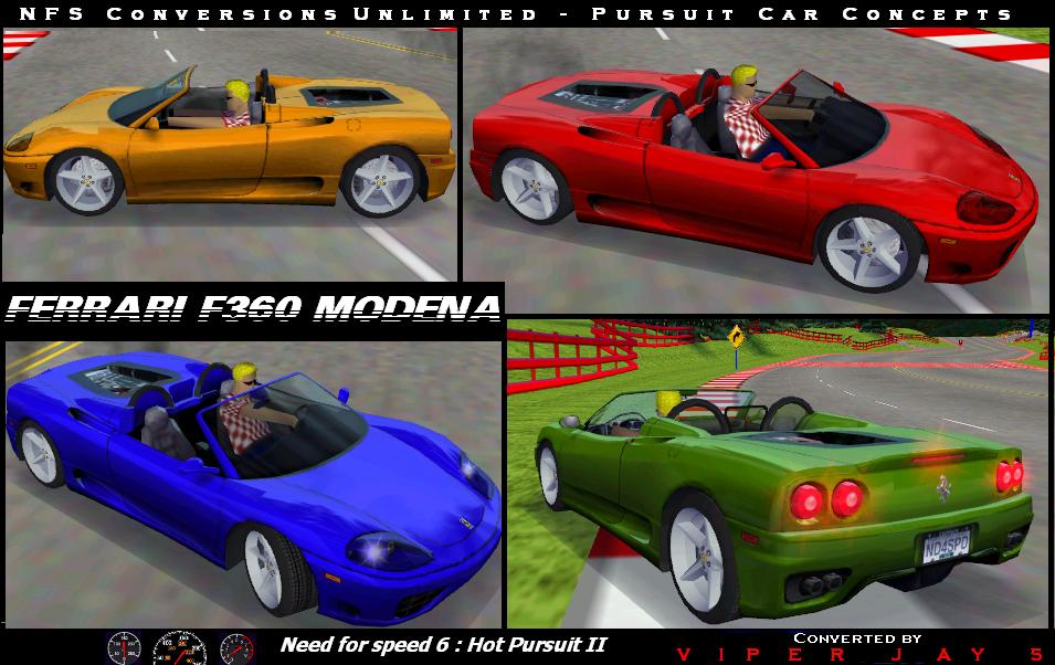 Need For Speed Hot Pursuit Ferrari 360 Modena (NFS 6)