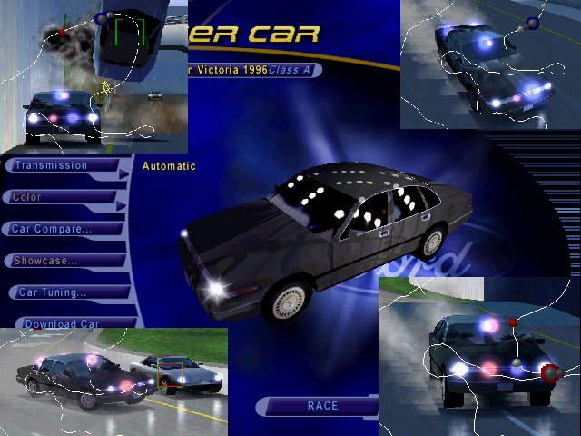 Need For Speed Hot Pursuit Ford Crown Victoria FBI (1996)
