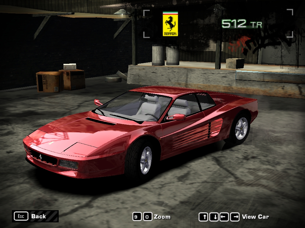 Need For Speed Most Wanted Ferrari 512TR Spider (1994)