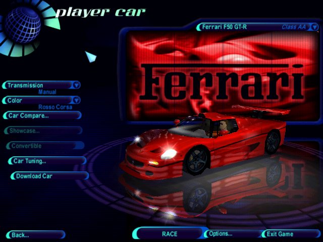 Need For Speed High Stakes Ferrari F50 GT-R