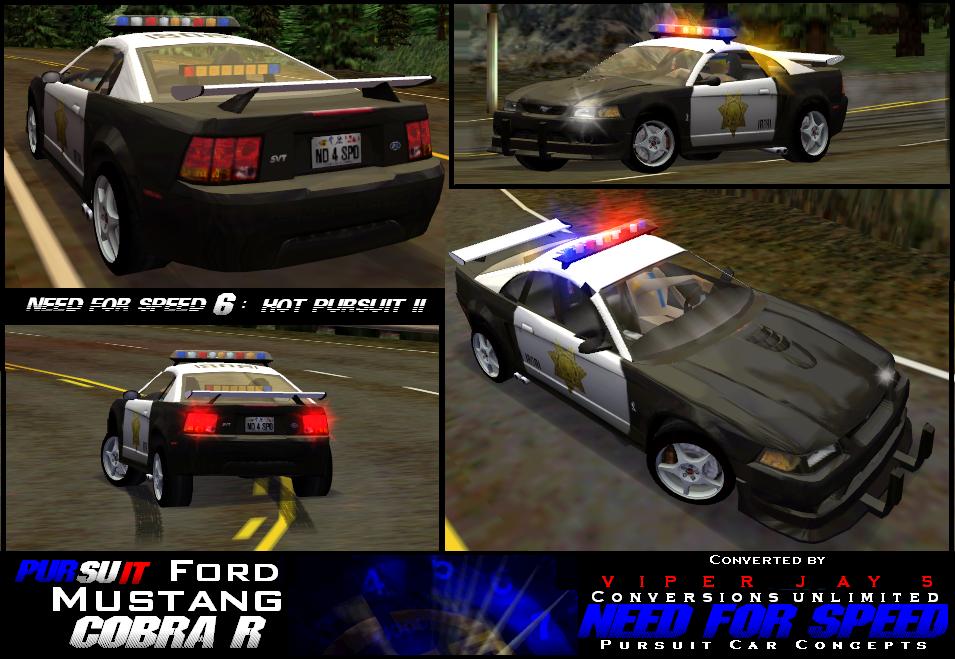 Need For Speed High Stakes Ford Pursuit Mustang Cobra R (NFS 6)