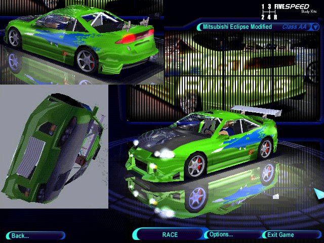Need For Speed High Stakes Mitsubishi Fast N Furious Eclipse