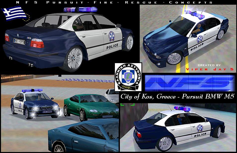 Need For Speed Hot Pursuit BMW M5 - Greek Pursuit