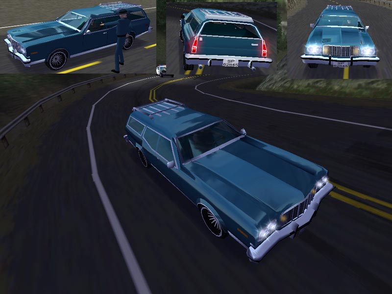 Need For Speed High Stakes Ford Grand Torino wagon 1976 ver.2