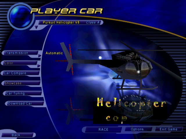 Need For Speed Hot Pursuit Fantasy Helicopter V8