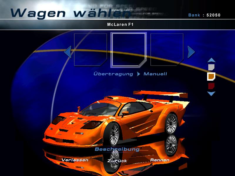 Need For Speed Hot Pursuit 2 McLaren F1 GTR Longtail 1998