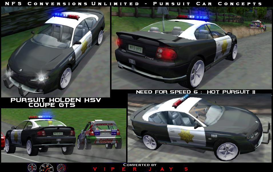 Need For Speed High Stakes Holden Pursuit HSV Coupe GTS (NFS 6)