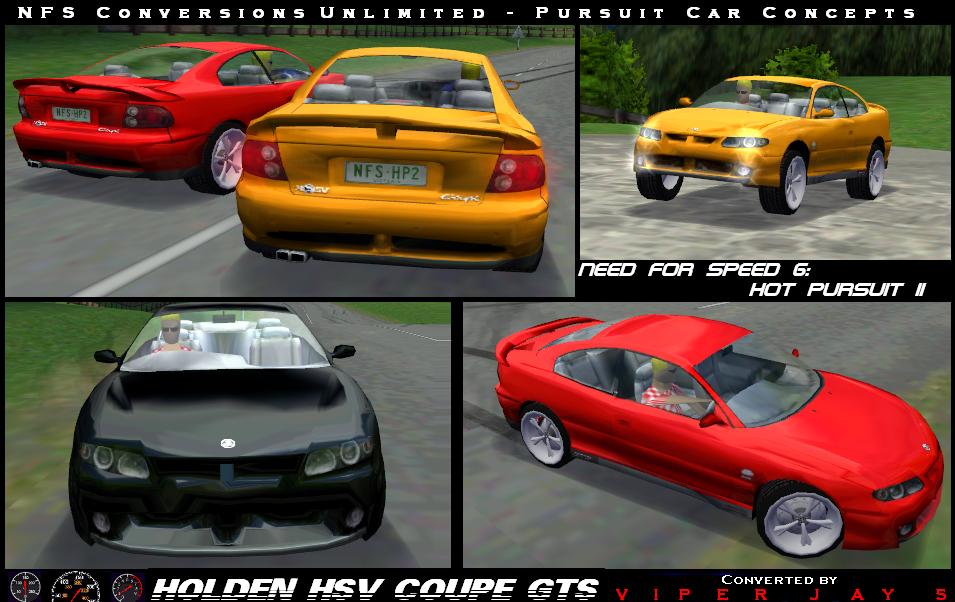 Need For Speed High Stakes Holden HSV Coupe GTS (NFS 6)