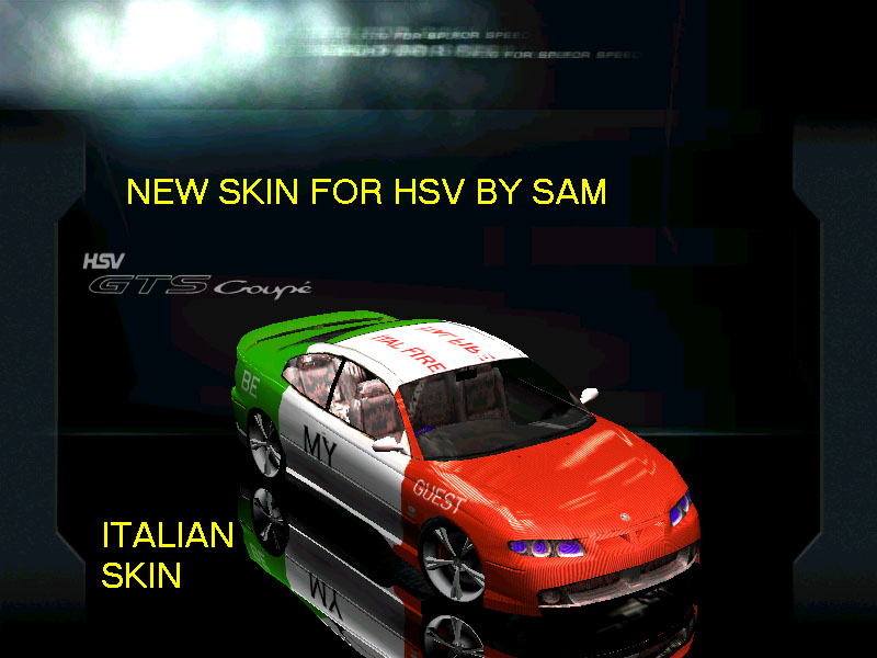 Need For Speed Hot Pursuit 2 Holden HSV GTS Italian