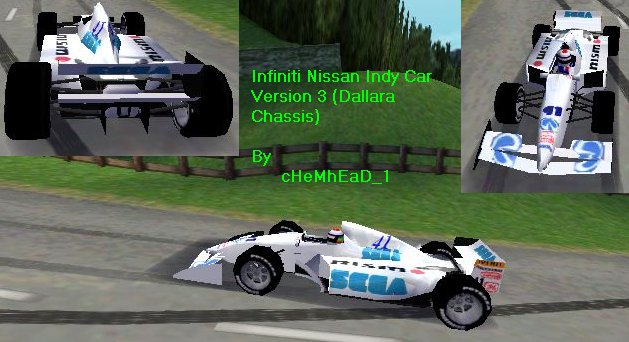 Need For Speed High Stakes Infiniti Nissan Indy Car Version 3 (Dallara Chassis)
