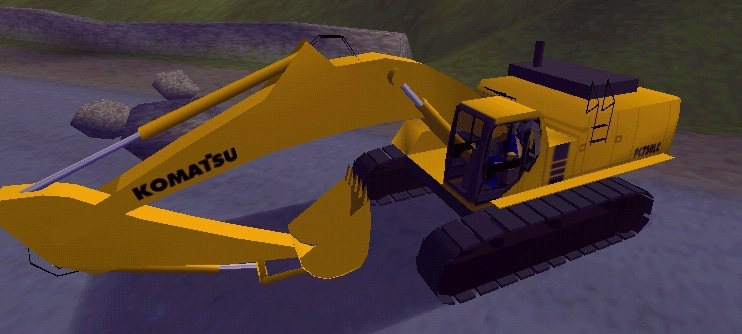 Need For Speed High Stakes Traffic Komatsu PC750LC-6