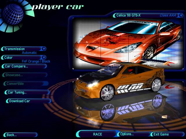 Need For Speed High Stakes Toyota '01 Celica GTS-X