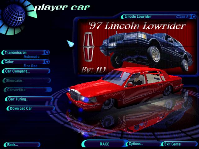 Need For Speed High Stakes Lincoln Lowrider