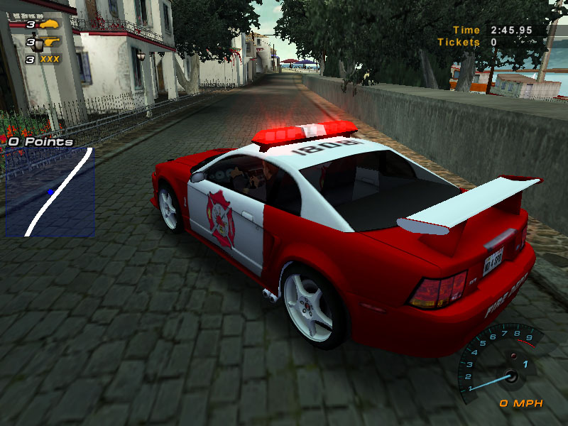 Need For Speed Hot Pursuit 2 Ford LVFD Mustang Cobra R Corrected