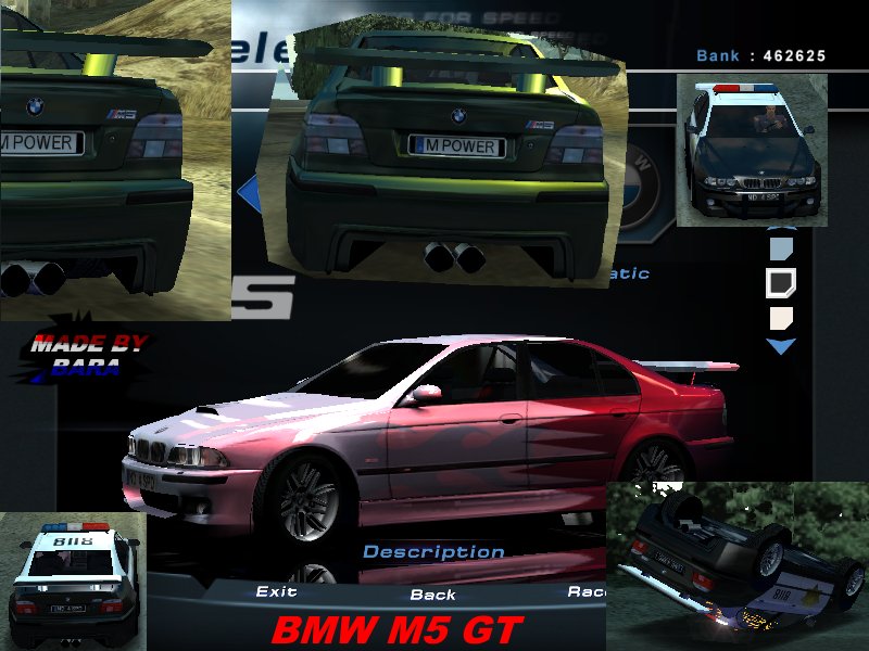 Need For Speed Hot Pursuit 2 BMW M5 GT F