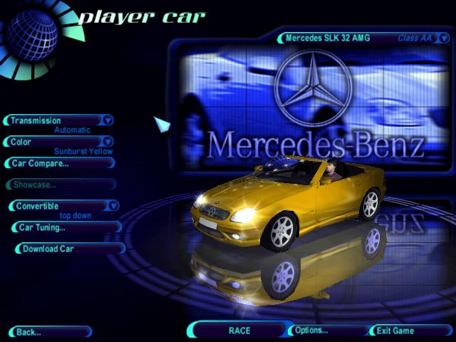 Need For Speed High Stakes Mercedes Benz SLK 320 AMG