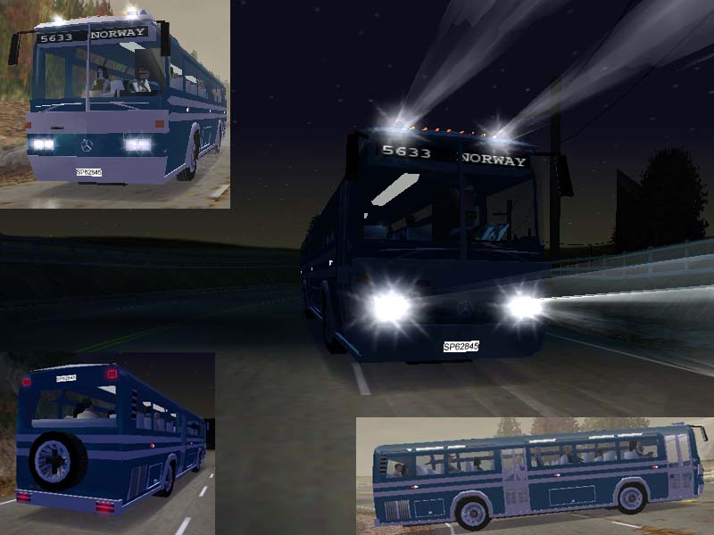 Need For Speed High Stakes Mercedes Benz bus ver.2