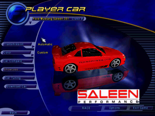Need For Speed Hot Pursuit Fantasy Mustang Saleen 351
