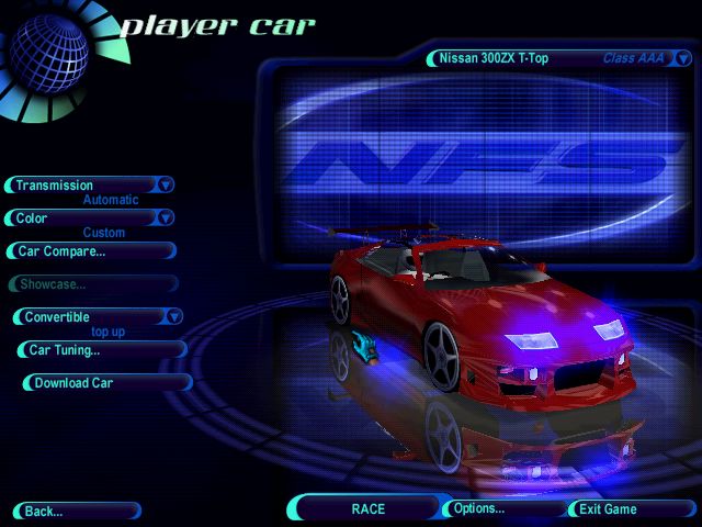 Need For Speed High Stakes Nissan 300zx T-Top