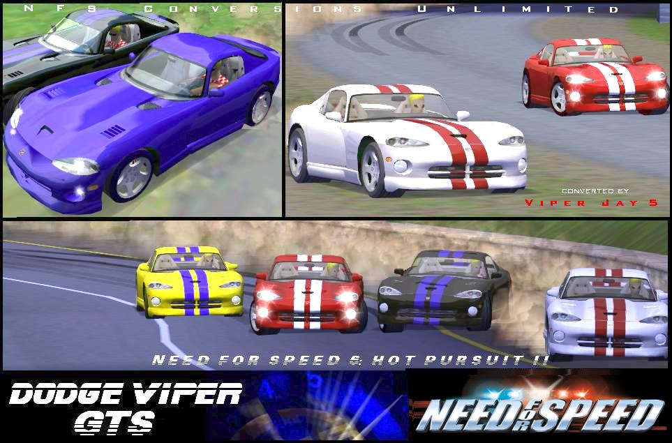 Need For Speed Hot Pursuit Dodge Viper GTS ( NFS 6)