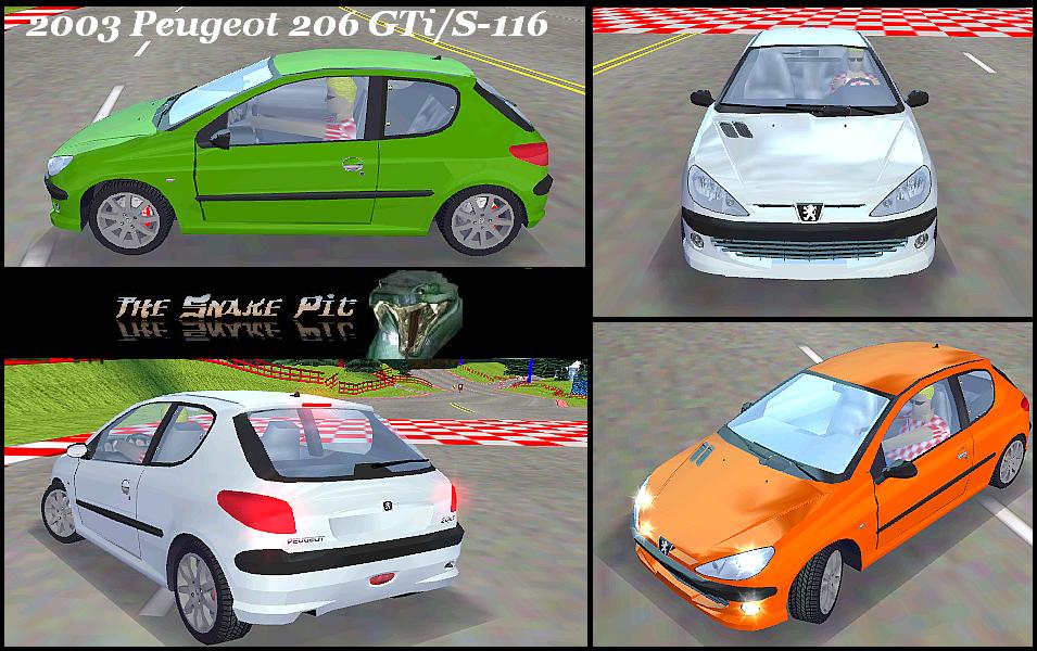 Need For Speed Hot Pursuit Peugeot 206 GTi/S-16 (2003 - NFS 7)