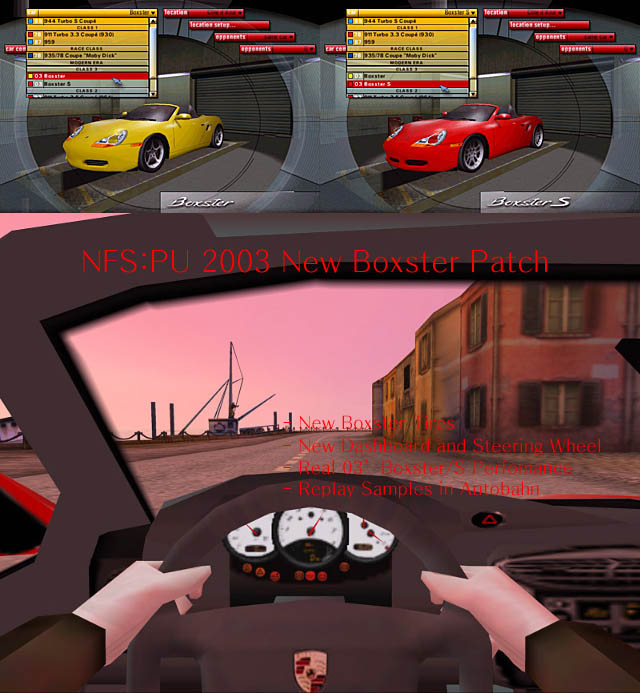Need For Speed Porsche Unleashed Porsche 2003 New Boxster/S