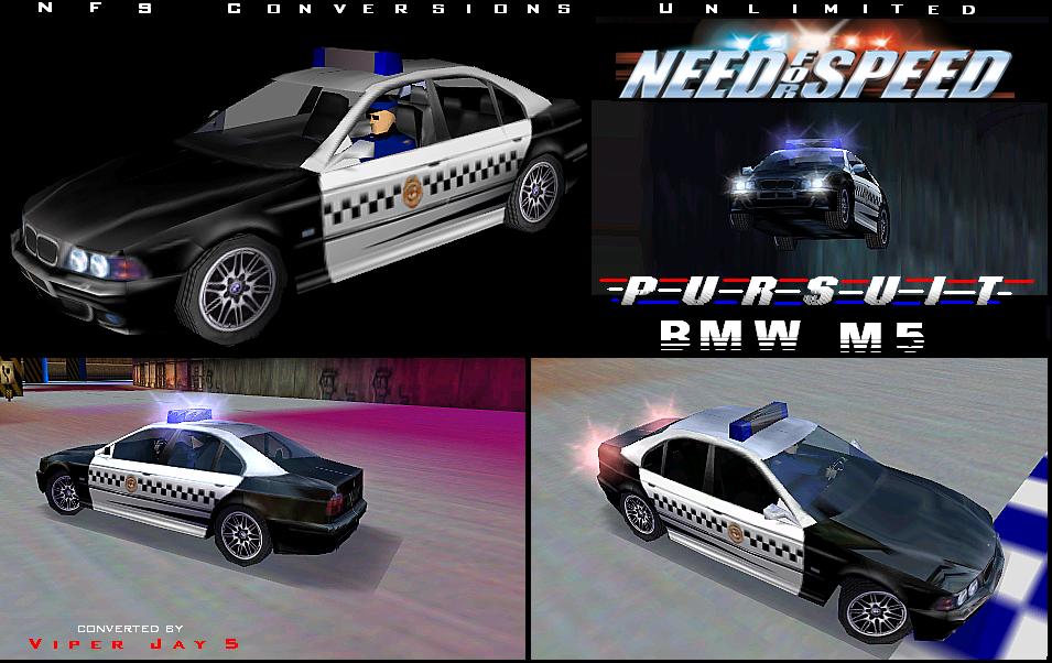 Need For Speed Hot Pursuit BMW Pursuit M5 (NFS 4)